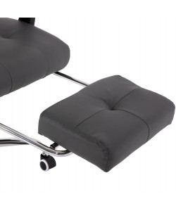 ΠΟΛΥΘΡΟΝΑ ΓΡΑΦΕΙΟΥ ΔΙΕΥΘΥΝΤΙΚΗ ΓΚΡΙ HM1057.20 ΜΕ ΠΤΥΣΣΟΜΕΝΟ ΥΠΟΠΟΔΙΟ 58x71x128Y εκ.