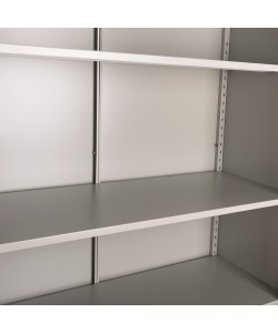 ΝΤΟΥΛΑΠΑ ΜΕΤΑΛΛΙΚΗ DURON HM5959.11 ΔΙΦΥΛΛΗ ΜΕ 5 ΑΠΟΘΗΚΕΥΤΙΚΟΥΣ ΧΩΡΟΥΣ ΓΚΡΙ 90Χ40Χ180Υεκ.