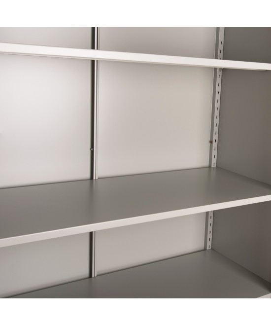 ΝΤΟΥΛΑΠΑ ΜΕΤΑΛΛΙΚΗ DURON HM5959.11 ΔΙΦΥΛΛΗ ΜΕ 5 ΑΠΟΘΗΚΕΥΤΙΚΟΥΣ ΧΩΡΟΥΣ ΓΚΡΙ 90Χ40Χ180Υεκ.