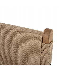 ΣΚΑΜΠΟ ΜΕΣΑΙΟΥ ΥΨΟΥΣ HM9325.01 RUBBERWOOD & ΣΧΟΙΝΙ-ΦΥΣΙΚΟ RUSTIC 45x46x95Υεκ.