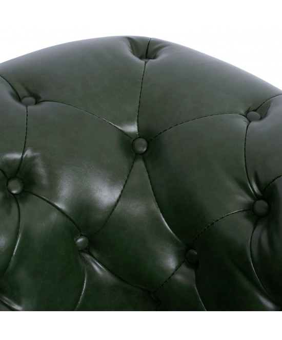 ΚΑΝΑΠΕΣ 2ΘΕΣΙΟΣ T.CHESTERFIELD HM3010.08 ΤΕΧΝΟΔΕΡΜΑ ΚΥΠΑΡΙΣΣΙ 150x90x72 εκ.