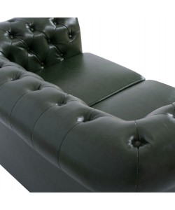 ΚΑΝΑΠΕΣ 2ΘΕΣΙΟΣ T.CHESTERFIELD HM3010.08 ΤΕΧΝΟΔΕΡΜΑ ΚΥΠΑΡΙΣΣΙ 150x90x72 εκ.
