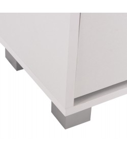 ΠΑΠΟΥΤΣΟΘΗΚΗ DAVINA ΜΕΛΑΜΙΝΗΣ 3ΘΕΣΕΩΝ HM2221.05 ΛΕΥΚΗ 62Χ24Χ110Υ εκ.