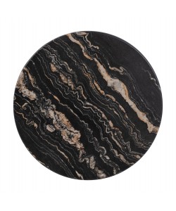 ΕΠΙΦΑΝΕΙΑ ΤΡΑΠΕΖΙΟΥ Φ60Χ2.5εκ. 5787 WERZALIT BLACK GOLD MARBLE HM5227.15