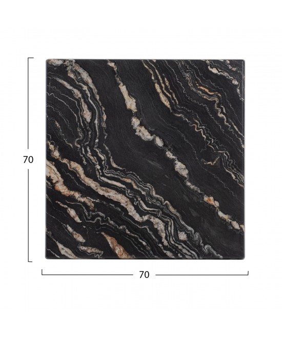 ΕΠΙΦΑΝΕΙΑ ΤΡΑΠΕΖΙΟΥ WERZALIT 70Χ70Χ3.5εκ.BLACK GOLD MARBLE HM5230.15