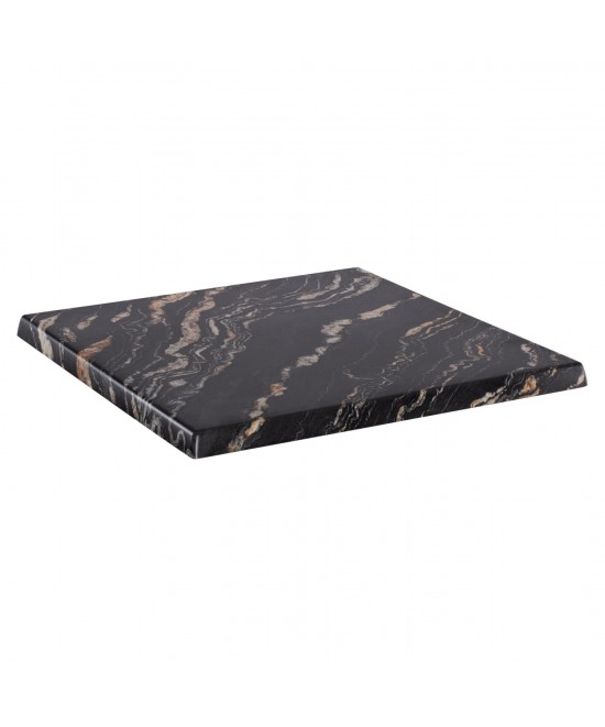 ΕΠΙΦΑΝΕΙΑ ΤΡΑΠΕΖΙΟΥ WERZALIT 70Χ70Χ3.5εκ.BLACK GOLD MARBLE HM5230.15