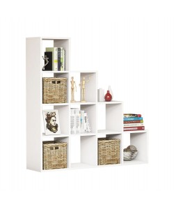 ΒΙΒΛΙΟΘΗΚΗ ΜΕΛΑΜΙΝΗΣ SCALE ΛΕΥΚΟ 120x30x123,6Υεκ.HM9238.11