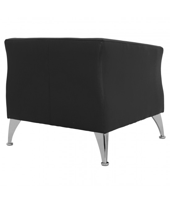 ΠΟΛΥΘΡΟΝΑ KIANA HM3122.11 ΜΕ ΜΑΥΡΟ PU 80x75x71 εκ.