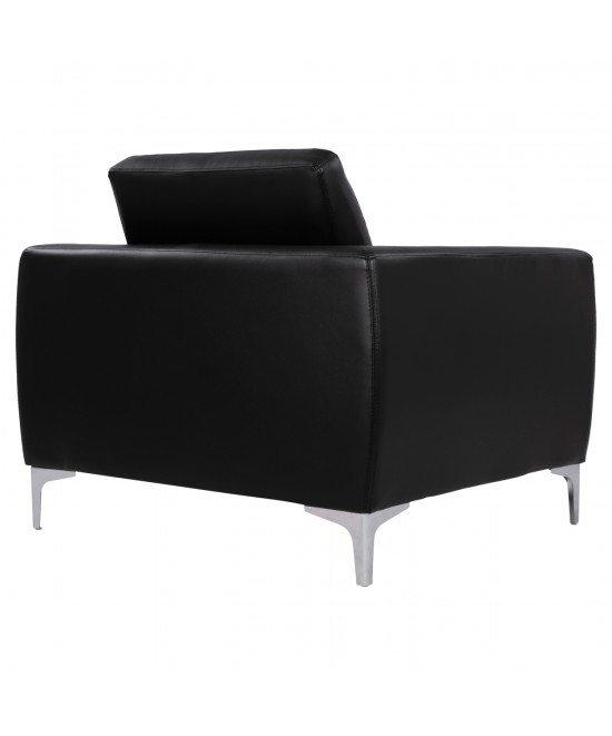ΠΟΛΥΘΡΟΝΑ KENZIE HM3121.11 ΜΕ ΜΑΥΡΟ PU 89x81x81 εκ.