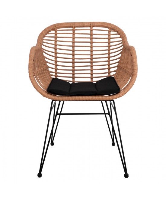 ΠΟΛΥΘΡΟΝΑ ΜΕ ΜΑΞΙΛΑΡΙ ΜΕΤΑΛΛΙΚΗ ALLEGRA HM5450 ΜΕ WICKER ΜΠΕΖ 57,5x59x81Υ εκ. ΠΟΛΥΘΡΟΝΑ ΜΕ ΜΑΞΙΛΑΡΙ ΜΕΤΑΛΛΙΚΗ ALLEGRA HM5450 ΜΕ WICKER ΜΠΕΖ 57,5x59x81Υ εκ.