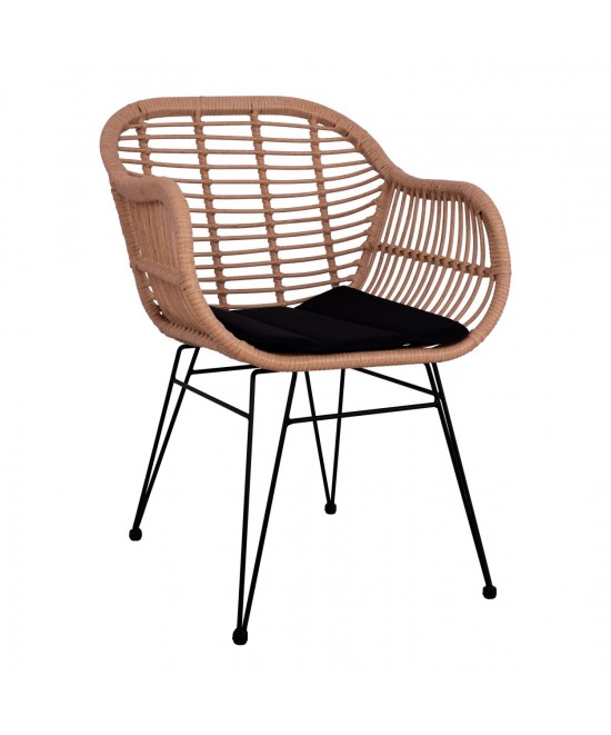 ΠΟΛΥΘΡΟΝΑ ΜΕ ΜΑΞΙΛΑΡΙ ΜΕΤΑΛΛΙΚΗ ALLEGRA HM5450 ΜΕ WICKER ΜΠΕΖ 57,5x59x81Υ εκ. ΠΟΛΥΘΡΟΝΑ ΜΕ ΜΑΞΙΛΑΡΙ ΜΕΤΑΛΛΙΚΗ ALLEGRA HM5450 ΜΕ WICKER ΜΠΕΖ 57,5x59x81Υ εκ.