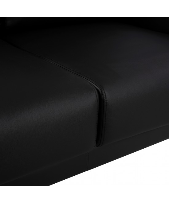 ΚΑΝΑΠΕΣ 2ΘΕΣΙΟΣ KΕΝΖΙΕ HM3121.21 ΜΕ ΜΑΥΡΟ PU 142x81x81 εκ.