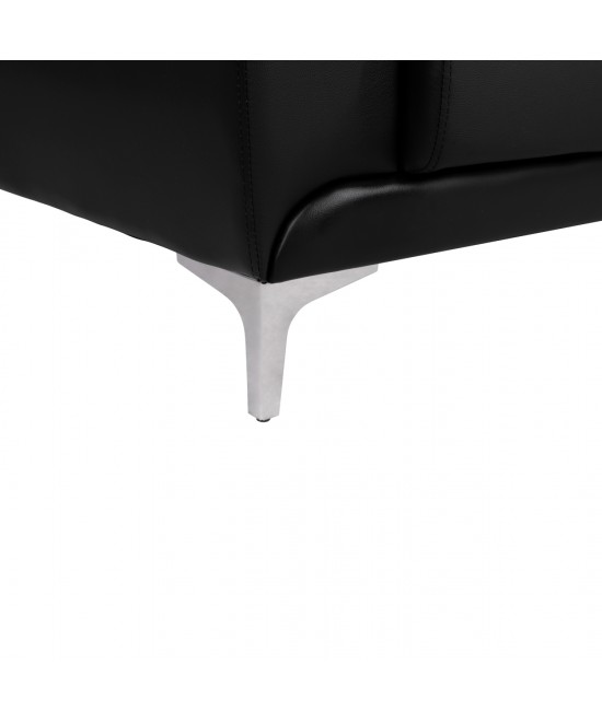 ΚΑΝΑΠΕΣ 2ΘΕΣΙΟΣ KΕΝΖΙΕ HM3121.21 ΜΕ ΜΑΥΡΟ PU 142x81x81 εκ.