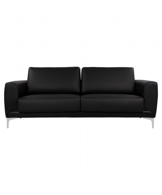 ΚΑΝΑΠΕΣ 3ΘΕΣΙΟΣ KENZIE HM3121.31 ΜΕ ΜΑΥΡΟ PU 190x81x81 εκ.
