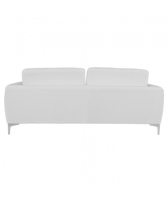 ΚΑΝΑΠΕΣ 3ΘΕΣΙΟΣ KENZIE HM3121.32 ΜΕ ΛΕΥΚΟ PU 190x81x81 εκ.
