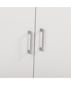 ΠΑΤΑΡΙ 2ΦΥΛΛΗΣ ΝΤΟΥΛΑΠΑΣ ΜΕΛΑΜΙΝΗΣ JASLYN HM350.05 ΣΕ ΧΡΩΜΑ ΛΕΥΚΟ 80,2x42x60Υεκ.