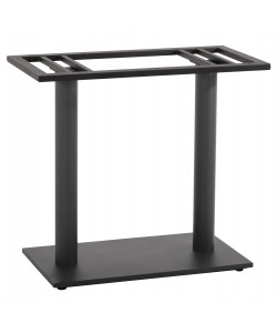 ΒΑΣΗ ΤΡΑΠΕΖΙΟΥ ΜΕΤΑΛΛΙΚΗ ΔΙΠΛΗ ΓΚΡΙ ΜΑΤ ΜΕ ΡΕΓΟΥΛΑΤΟΡΟΥΣ HM435.20 80Χ40Χ72Υεκ.