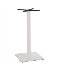 ΒΑΣΗ ΜΕΤΑΛΛΙΚΗ ΜΠΑΡ ΜΕΣΑΙΟΥ ΥΨΟΥΣ ΛΕΥΚΟ ΜΑΤ HM474.02 ΣΤΑΥΡΟΣ 46Χ46εκ 45Χ45Χ94Υεκ.