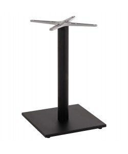 ΒΑΣΗ ΤΡΑΠΕΖΙΟΥ ΑΛΟΥΜΙΝΙΟΥ ΜΑΥΡΟ ΜΑΤ HM475.01 ΣΤΑΥΡΟΣ 46Χ46εκ 46Χ46Χ72Υεκ.