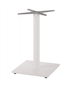 ΒΑΣΗ ΤΡΑΠΕΖΙΟΥ ΑΛΟΥΜΙΝΙΟΥ ΛΕΥΚΟ ΜΑΤ HM475.02 ΣΤΑΥΡΟΣ 46Χ46εκ 46Χ46Χ72Υεκ.