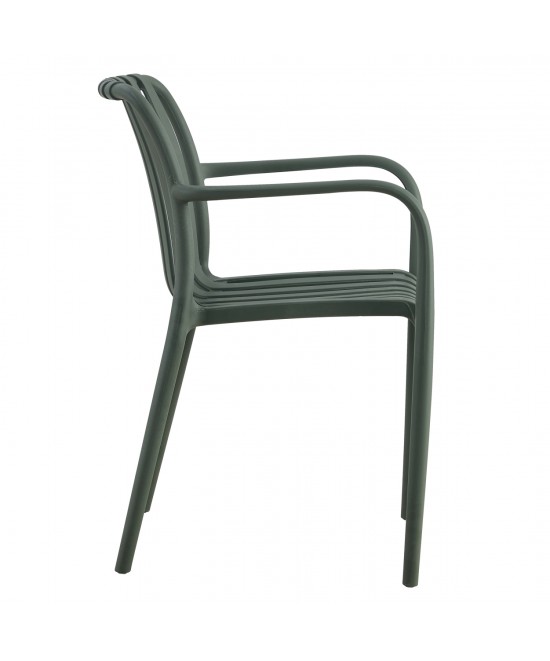 ΠΟΛΥΘΡΟΝΑ ΠΟΛΥΠΡΟΠΥΛΕΝΙΟΥ TIPPY HM5940.07 DARK OLIVE 55x55x81Υεκ.