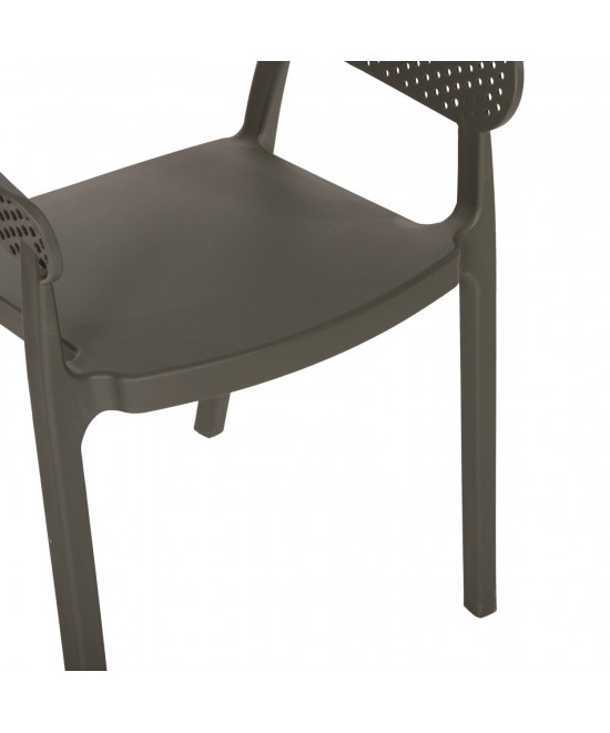 ΠΟΛΥΘΡΟΝΑ ΠΟΛΥΠΡΟΠΥΛΕΝΙΟΥ PERFOE HM5941.07 DARK OLIVE 53,5x50,5x73Υεκ.