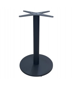 ΒΑΣΗ ΤΡΑΠΕΖΙΟΥ ΑΛΟΥΜΙΝΙΟΥ ΣΤΡΟΓΓΥΛΗ ΓΚΡΙ HM476.20 ΣΤΑΥΡΟΣ 48Χ48εκ Φ45Χ72Υεκ.