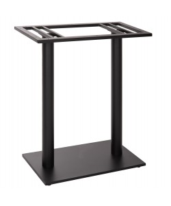 ΒΑΣΗ ΜΠΑΡ ΜΕΤΑΛΛΙΚΗ ΔΙΠΛΗ ΜΑΥΡΟ ΜΑΤ ΜΕΣΑΙΟΥ ΥΨΟΥΣ 40Χ80Χ90Υεκ. HM478.01