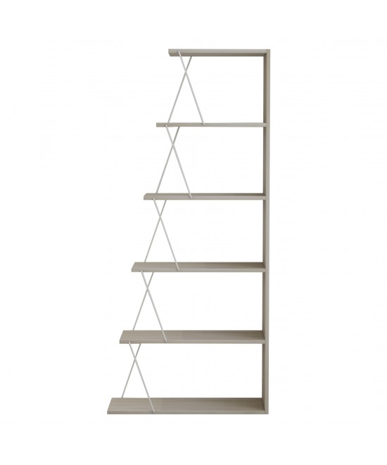 ΒΙΒΛΙΟΘΗΚΗ ΜΕΛΑΜΙΝΗΣ MINI TARS SONOMA ΛΕΥΚΟ HM2241.11 65x22-24x146Υεκ.