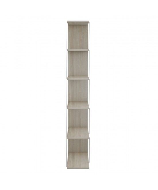 ΒΙΒΛΙΟΘΗΚΗ ΜΕΛΑΜΙΝΗΣ MINI TARS SONOMA ΛΕΥΚΟ HM2241.11 65x22-24x146Υεκ.