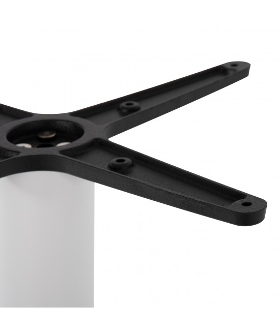 ΒΑΣΗ ΜΠΑΡ ΜΕΤΑΛΛΙΚΗ ΛΕΥΚΗ ΜΑΤ 46Χ46Χ108Yεκ. ΜΕ ΡΕΓΟΥΛΑΤΟΡΟΥΣ HM439.02