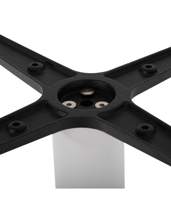 ΒΑΣΗ ΜΠΑΡ ΜΕΤΑΛΛΙΚΗ ΛΕΥΚΗ ΜΑΤ 46Χ46Χ108Yεκ. ΜΕ ΡΕΓΟΥΛΑΤΟΡΟΥΣ HM439.02