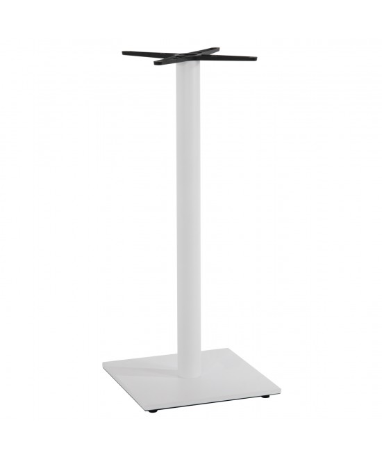 ΒΑΣΗ ΜΠΑΡ ΜΕΤΑΛΛΙΚΗ ΛΕΥΚΗ ΜΑΤ 46Χ46Χ108Yεκ. ΜΕ ΡΕΓΟΥΛΑΤΟΡΟΥΣ HM439.02