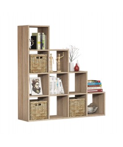 ΒΙΒΛΙΟΘΗΚΗ ΜΕΛΑΜΙΝΗΣ SCALE SONΟMA 120x30x123,6Υεκ.HM9238.12