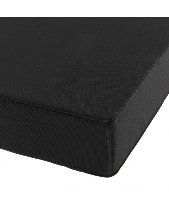 ΜΑΞΙΛΑΡΙ ΞΑΠΛΩΣΤΡΑΣ TEXTILENE SIFNOS ΜΑΥΡΟ HM11761.01 200(120+80)x70x20Yεκ. ΜΑΞΙΛΑΡΙ ΞΑΠΛΩΣΤΡΑΣ TEXTILENE SIFNOS ΜΑΥΡΟ HM11761.01 200(120+80)x70x20Yεκ.