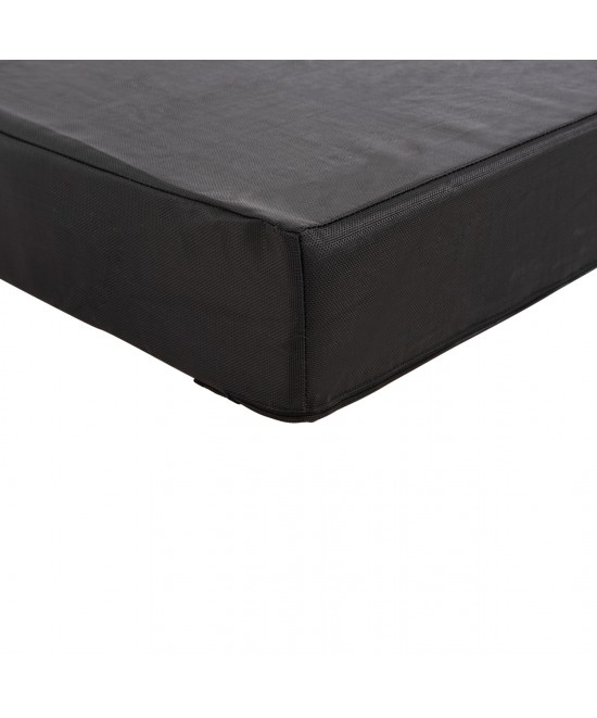 ΜΑΞΙΛΑΡΙ ΞΑΠΛΩΣΤΡΑΣ TEXTILENE SIFNOS ΜΑΥΡΟ HM11761.01 200(120+80)x70x20Yεκ. ΜΑΞΙΛΑΡΙ ΞΑΠΛΩΣΤΡΑΣ TEXTILENE SIFNOS ΜΑΥΡΟ HM11761.01 200(120+80)x70x20Yεκ.