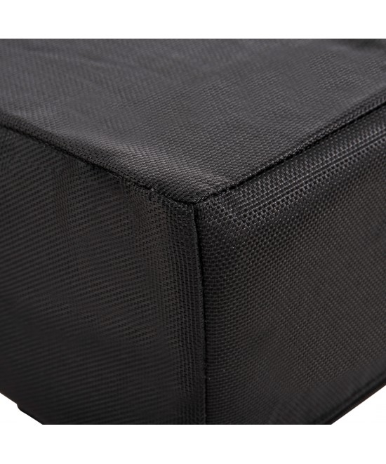 ΜΑΞΙΛΑΡΙ ΞΑΠΛΩΣΤΡΑΣ TEXTILENE SIFNOS ΜΑΥΡΟ HM11761.01 200(120+80)x70x20Yεκ. ΜΑΞΙΛΑΡΙ ΞΑΠΛΩΣΤΡΑΣ TEXTILENE SIFNOS ΜΑΥΡΟ HM11761.01 200(120+80)x70x20Yεκ.