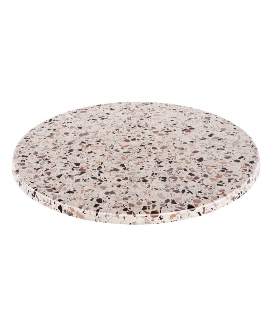 ΕΠΙΦΑΝΕΙΑ ΤΡΑΠΕΖΙΟΥ ΣΤΡΟΓΓΥΛΗ Φ60Χ2.5εκ. 5766 WERZALIT TERRAZZO HM5227.16