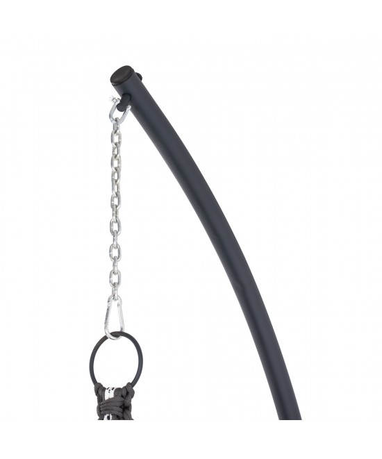 ΚΡΕΜΑΣΤΗ ΦΩΛΙΑ AUGUST ΜΑΚΡΑΜΕ-ΜΕΤΑΛΛΟ ΑΝΘΡΑΚΙ HM5922.10 123x113x145Υεκ.