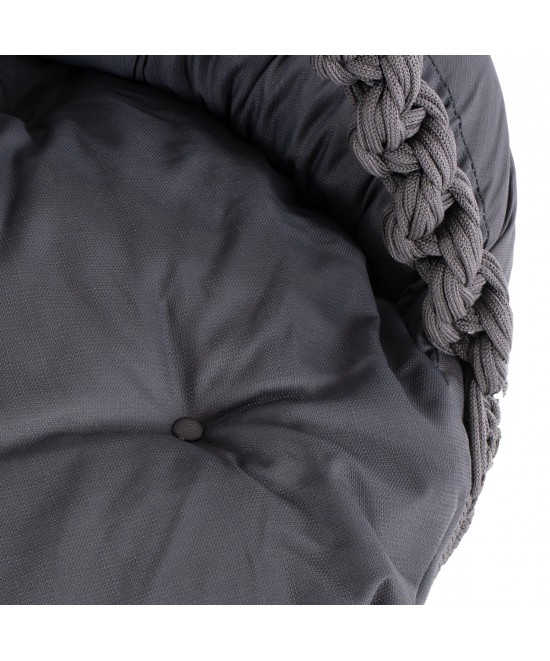 ΚΡΕΜΑΣΤΗ ΦΩΛΙΑ AUGUST ΜΑΚΡΑΜΕ-ΜΕΤΑΛΛΟ ΑΝΘΡΑΚΙ HM5922.10 123x113x145Υεκ.