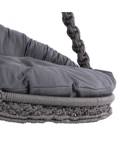 ΚΡΕΜΑΣΤΗ ΦΩΛΙΑ AUGUST ΜΑΚΡΑΜΕ-ΜΕΤΑΛΛΟ ΑΝΘΡΑΚΙ HM5922.10 123x113x145Υεκ.