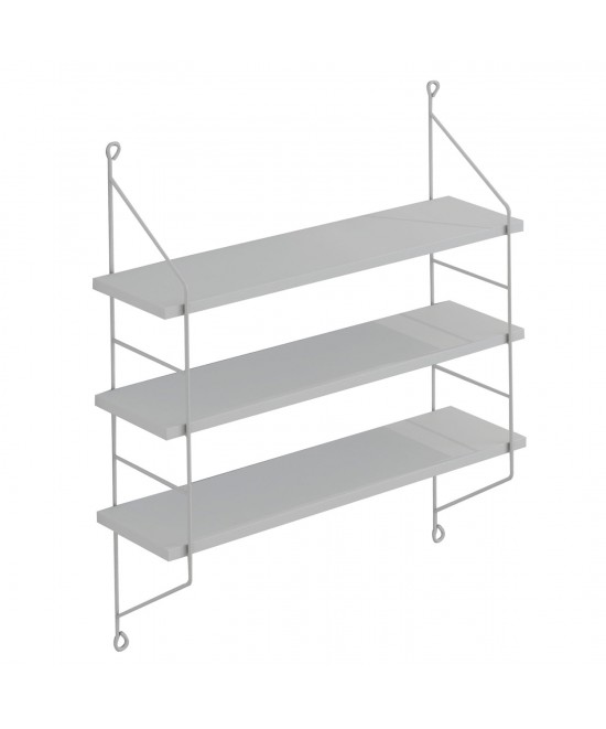 ΡΑΦΙΕΡΑ ΤΟΙΧΟΥ ACHALA ΜΕΛΑΜΙΝΗΣ HM9185.15 ΛΕΥΚΟ 60x15x68Y εκ.