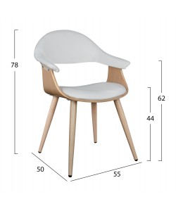 ΠΟΛΥΘΡΟΝΑΚΙ ΣΥΝΕΡΓΑΣΙΑΣ SUPERIOR PRO HM1111.02 SONAMA-ΑΣΠΡO PU 55x50x78Yεκ.