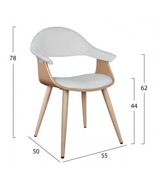 ΠΟΛΥΘΡΟΝΑΚΙ ΣΥΝΕΡΓΑΣΙΑΣ SUPERIOR PRO HM1111.02 SONAMA-ΑΣΠΡO PU 55x50x78Yεκ.