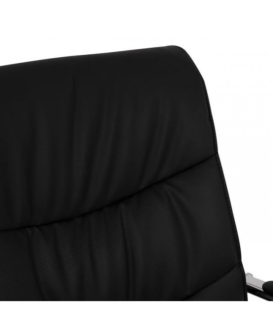 ΠΟΛΥΘΡΟΝΑ JACOB HM1045.11 ΜΑΥΡΟ PU ΜΕ ΒΑΣΗ ΧΡΩΜΙΟΥ 57x66,5x102 cm