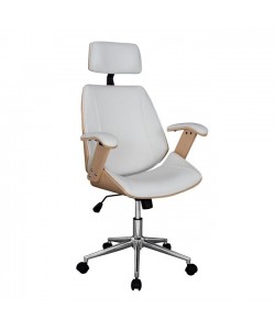 ΚΑΡΕΚΛΑ ΓΡΑΦΕΙΟΥ ΔΙΕΥΘΥΝΤΙΚΗ SUPERIOR PRO HM1109.02 SONAMA-ΑΣΠΡO PU 63x67x123Yεκ.