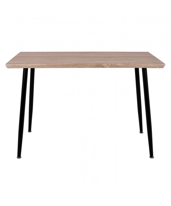 ΤΡΑΠΕΖΙ ΤΡΑΠΕΖΑΡΙΑΣ PALOMA HM8334.01, 120X70Χ76,5 SONΟMA, ΜΑΥΡΑ ΠΟΔΙΑ ΤΡΑΠΕΖΙ ΤΡΑΠΕΖΑΡΙΑΣ PALOMA HM8334.01, 120X70Χ76,5 SONΟMA, ΜΑΥΡΑ ΠΟΔΙΑ