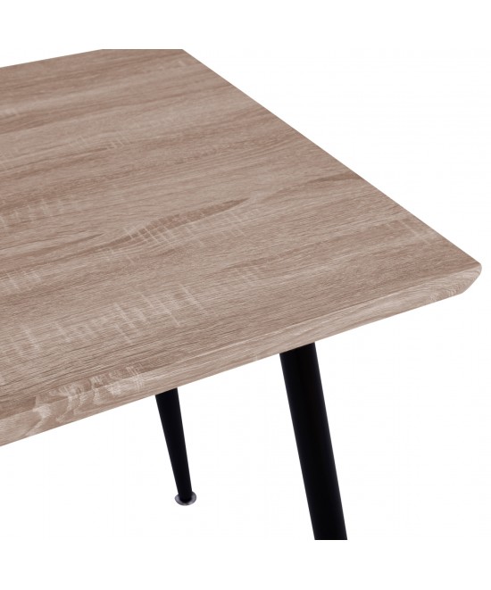 ΤΡΑΠΕΖΙ ΤΡΑΠΕΖΑΡΙΑΣ PALOMA HM8334.01, 120X70Χ76,5 SONΟMA, ΜΑΥΡΑ ΠΟΔΙΑ ΤΡΑΠΕΖΙ ΤΡΑΠΕΖΑΡΙΑΣ PALOMA HM8334.01, 120X70Χ76,5 SONΟMA, ΜΑΥΡΑ ΠΟΔΙΑ