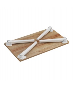 ΔΙΣΚΟΣ-ΒΟΗΘΗΤΙΚΟ ΤΡΑΠΕΖΑΚΙ ΚΡΕΒΑΤΙΟΥ BRITTA ΠΤΥΣΣΟΜΕΝΑ ΠΟΔΙΑ HM8965.12 60x34x29 εκ.