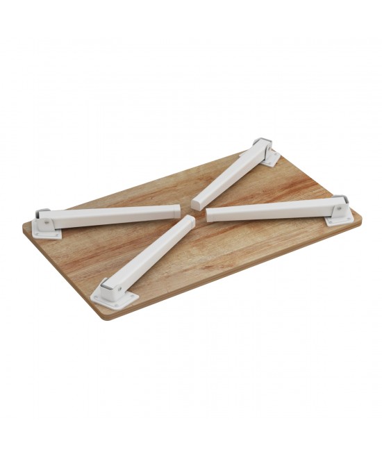 ΔΙΣΚΟΣ-ΒΟΗΘΗΤΙΚΟ ΤΡΑΠΕΖΑΚΙ ΚΡΕΒΑΤΙΟΥ BRITTA ΠΤΥΣΣΟΜΕΝΑ ΠΟΔΙΑ HM8965.12 60x34x29 εκ.